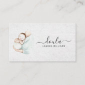 Simple Doula Midfrau Birth Coach Pregnancy Modern Visitenkarte (Vorderseite)