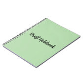 Simple Draft Book for School, homework & Projects Notizblock (Linke Seite)