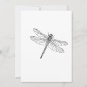 Simple Dragonfly Feiertagskarte (Vorderseite)