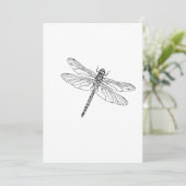 Simple Dragonfly Feiertagskarte (Stehend Vorderseite)