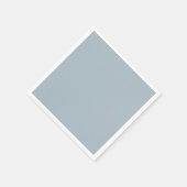 Simple Dusty Blue No Typografy Serviette (Ecke)