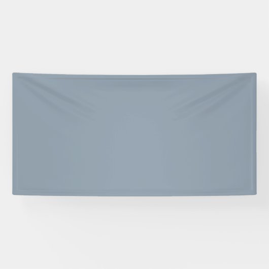 Simple dusty dove blue color banner (Horizontal)