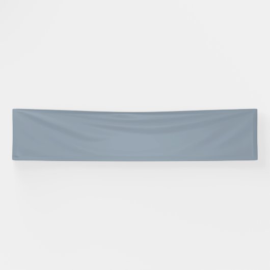 Simple dusty dove blue color banner (Horizontal)