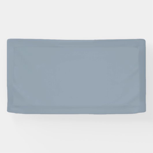 Simple dusty dove blue color banner (Horizontal)