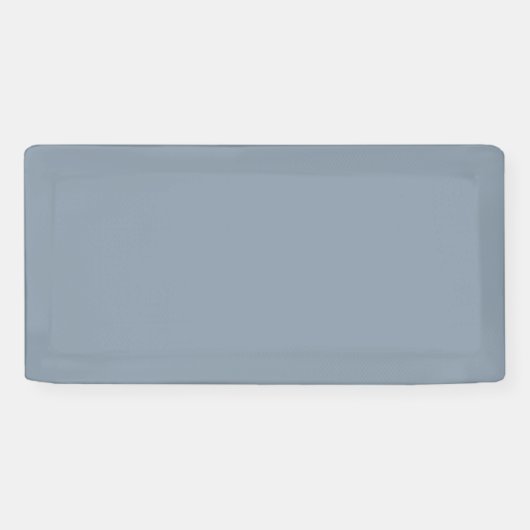 Simple dusty dove blue color banner (Horizontal)