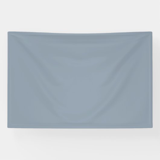 Simple dusty dove blue color banner (Horizontal)