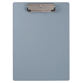 Simple dusty dove blue color klemmbrett