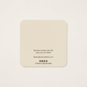 Simple Earthy Terracotta Earring Juwelier (Rückseite)