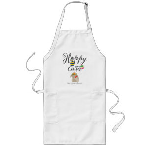 simple easter bunny Happy Easter family Lange Schürze