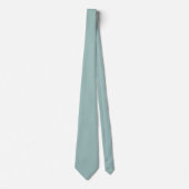 Simple Eggshell Blue Birch Necktie Krawatte (Vorderseite)