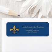 Simple Elegance Gold Blue Lilie (Insitu)