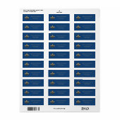 Simple Elegance Gold Blue Lilie (Vorne)