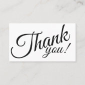 Simple Elegant Beauty Salon Vielen Dank Rabattkarte (Vorderseite)