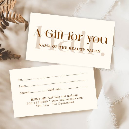 Simple Elegant Boho Brown Beauty