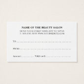 Simple Elegant Bold Light Pastel (Rückseite)