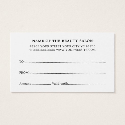 Simple Elegant Bold Light Pastel  (Rückseite)