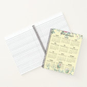 Simple Elegant Botanical 2026 Calendar |  Notebook Notizblock (Innenseite)