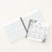 Simple Elegant Botanical 2026 Calendar |  Notizblock (Innenseite)