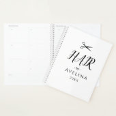 Simple elegant business light beauty salon planer (Anzeige)