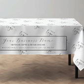 Simple Elegant Company Logo Trade Show Branded Tischdecke