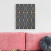 Simple, elegant, cool, trendy line graphic pattern leinwanddruck (Insitu (Wohnzimmer))