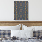 Simple, elegant, cool, trendy line graphic pattern leinwanddruck (Insitu (Schlafzimmer))