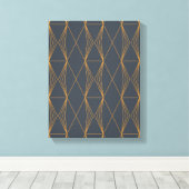 Simple, elegant, cool, trendy line graphic pattern leinwanddruck (Insitu (Holzboden))