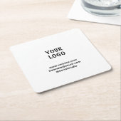 Simple elegant custom add your name marble stone rechteckiger pappuntersetzer (angewinkelt)