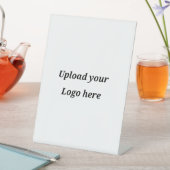 Simple elegant custom logo here company       sockelschild (In Situ)