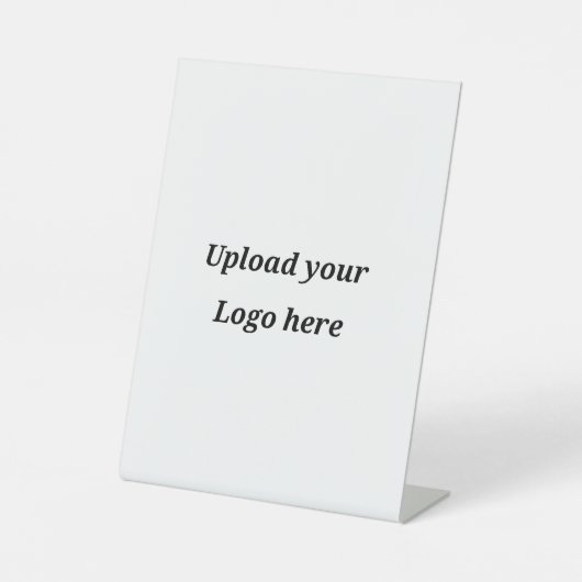 Simple elegant custom logo here company       sockelschild (Vorderseite)