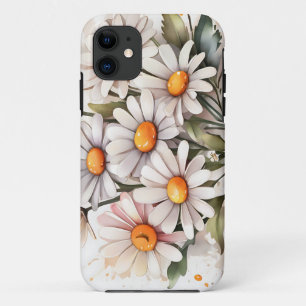 Simple Elegant Daisies Case-Mate iPhone Hülle