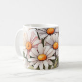 Simple Elegant Daisies Kaffeetasse (Vorderseite Links)