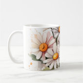 Simple Elegant Daisies Kaffeetasse (Links)
