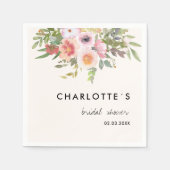 Simple, elegant eucalyptus, flowers  serviette (Vorderseite)