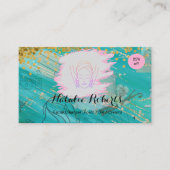 Simple Elegant Facial Cleanser Foam Gel Cream Visitenkarte (Vorderseite)