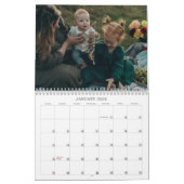 Simple Elegant Family Photo Kalender (Jan 2026)