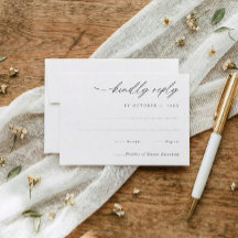 Simple Elegant Handwriting Wedding