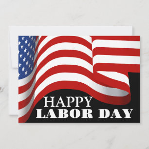 Simple Elegant Happy Labour Day mit US-Flagge