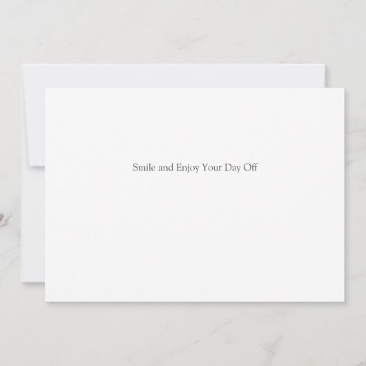 Simple Elegant Happy Labour Day mit US-Flagge (Rückseite)