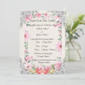 Simple Elegant Indian Wedding Invitation | Traditi Einladung (Stehend Vorderseite)