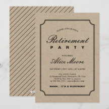 Simple Elegant Kraft | Party für Unternehmensruhes