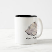 Simple Elegant Oyster Zweifarbige Tasse (VorderseiteRechts)