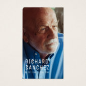 Simple Elegant Photo Funeral Sympathy Prayer Cards (Vorderseite)