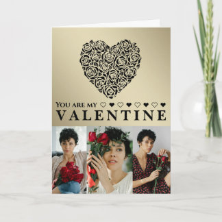 Simple Elegant Photo Valentine's day Karte