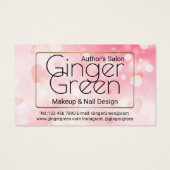 Simple Elegant Pink Bokeh (Rückseite)