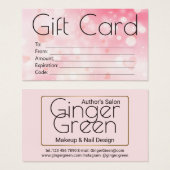 Simple Elegant Pink Bokeh (Vorne & Hinten)