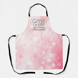 Simple Elegant Pink Bokeh Schürze