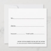 Simple Elegant Red Faux Gold Heart Beauty (Rückseite)