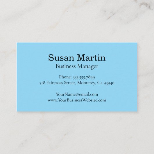 Simple Elegant Script Appointment Card Terminkarte (Rückseite)