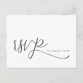 Simple Elegant Wedding UAWG Postkarte (Vorderseite)